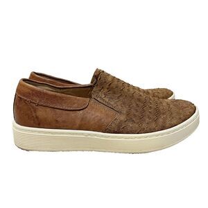 Sofft Somers III Womens Brown Slip On Loafer Size 9M Leather Flat Comfort Shoes